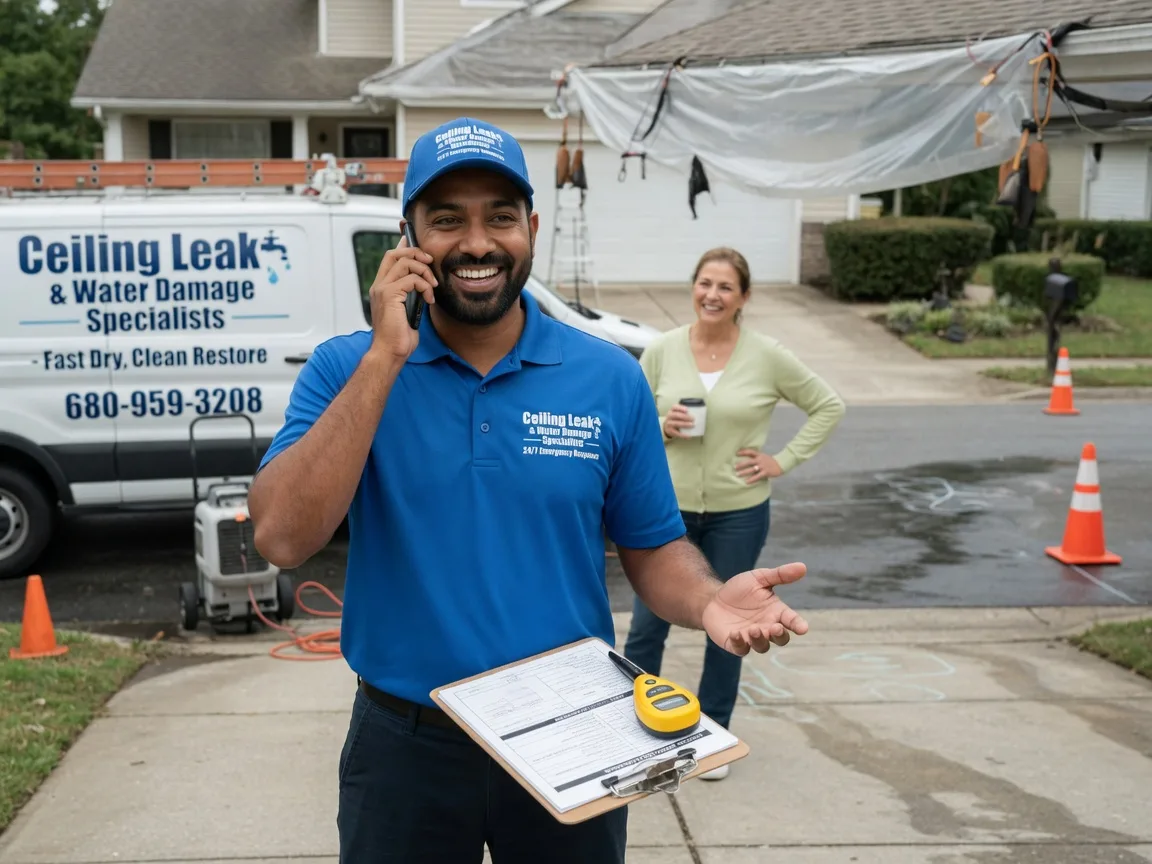 Ceiling Leak Cleanup Gates, NC FAQs